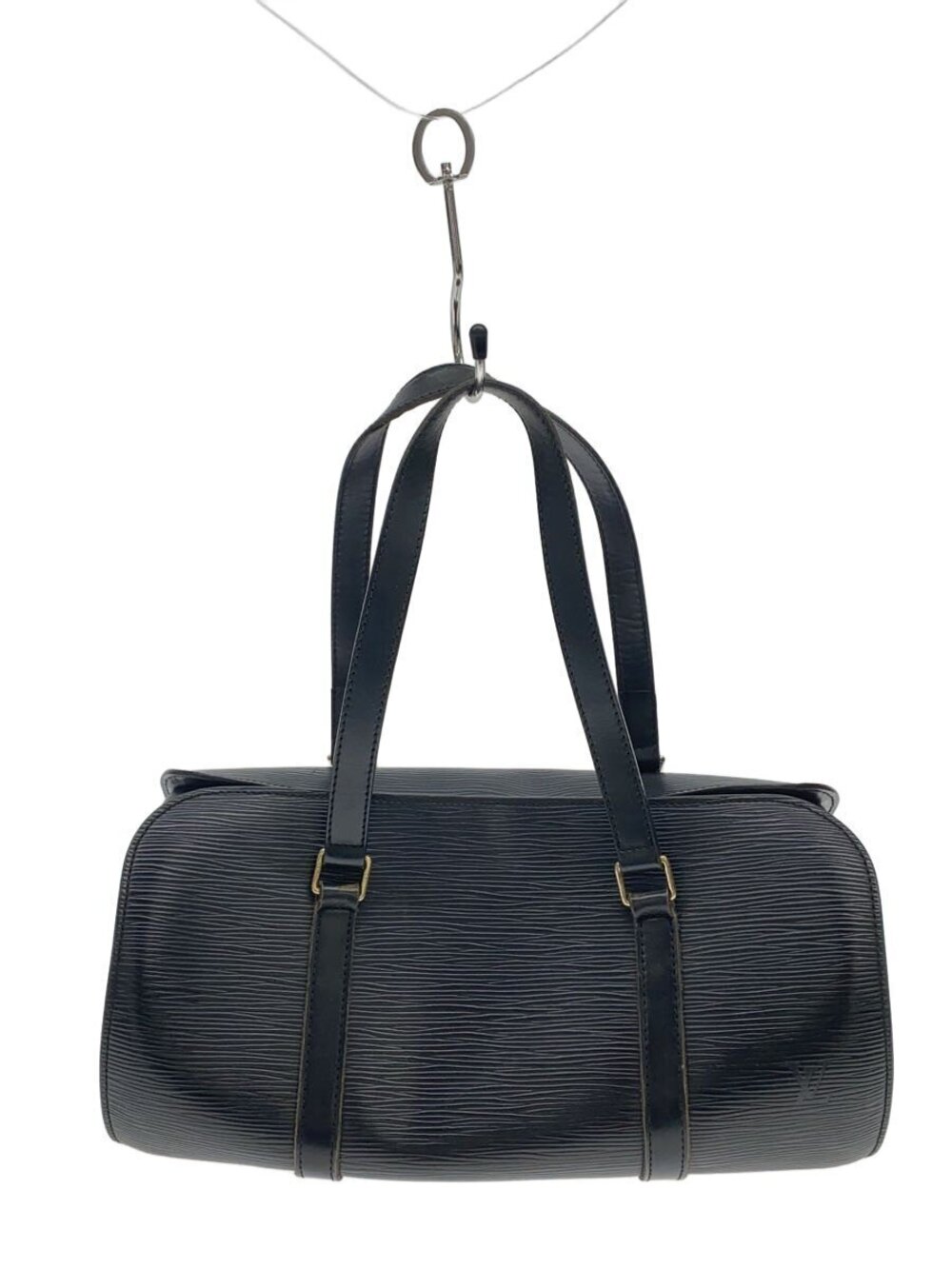 LOUIS VUITTON Soufflot Epi Leather Black